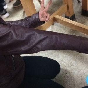 Mimi’s arm and vegan legger